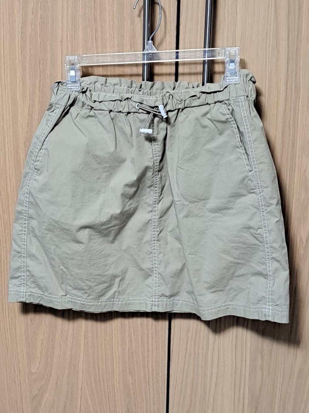 A New Day Khaki Mini Skirt with Stretch